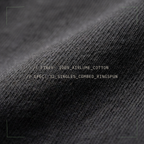 Founder Threads BC3001 Chassis Technical Scan - 32 Singles Airlume Combed Cotton Texture Detail